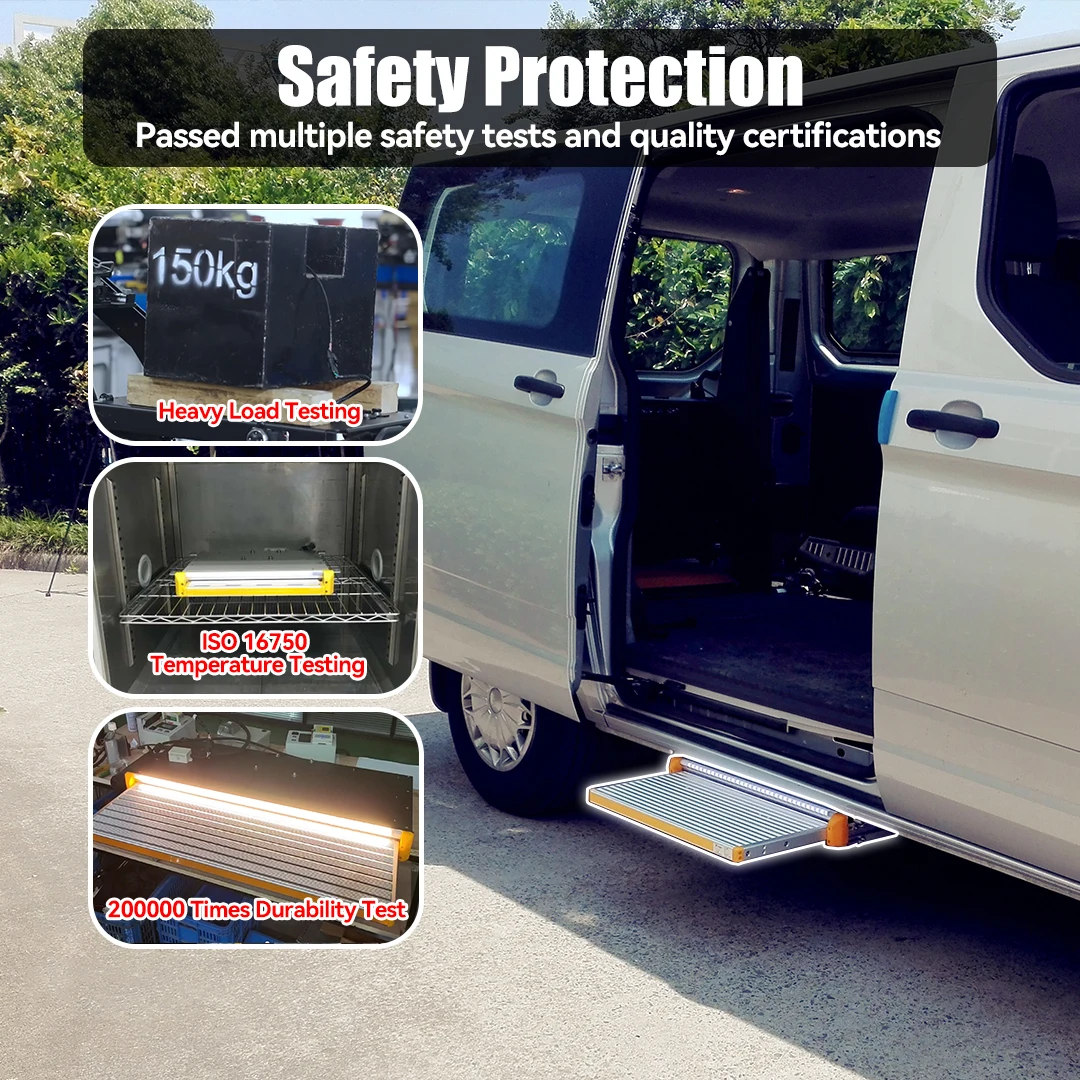12V Electric Sliding RV Step 250kg Automatic for Van Camper Motorhome Trailer Heavy Duty Aluminum ES-S-600
12V Electric Sliding RV Step 250kg Automatic for Van Camper Motorhome Trailer Heavy Duty Aluminum ES-S-600