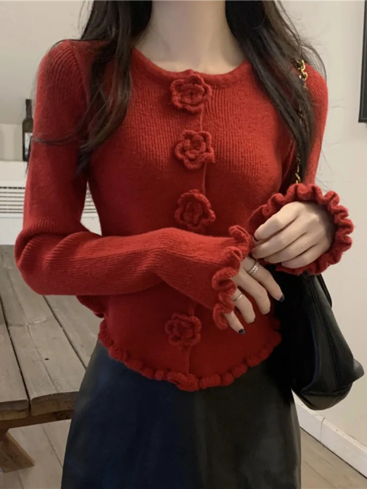 Fashionable Long Sleeve Knitted Sweater Women's Style Winter Season Short Top Body Shape Slim Fit round Neck Design Korean Co...
Fashionable Long Sleeve Knitted Sweater Women's Style Winter Season Short Top Body Shape Slim Fit round Neck Design Korean Co...