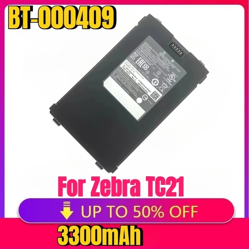 New High quality Battery BT-000409 For Zebra TC21 TC26 TC26AK fits BT-000409 BT-000411-08 Barcode Scanner 3300mAh Li-io
New High quality Battery BT-000409 For Zebra TC21 TC26 TC26AK fits BT-000409 BT-000411-08 Barcode Scanner 3300mAh Li-io