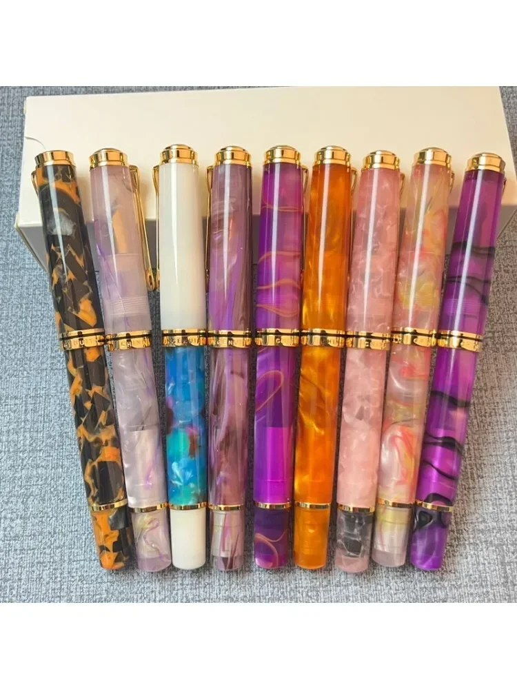 New ADMOK M800 Acrylic Piston Fountain Pen BOCK/ Schmidt Soft Smooth No.6/35# Nib Inking Pelikan Copy Students Writing Gift Pen
New ADMOK M800 Acrylic Piston Fountain Pen BOCK/ Schmidt Soft Smooth No.6/35# Nib Inking Pelikan Copy Students Writing Gift Pen
