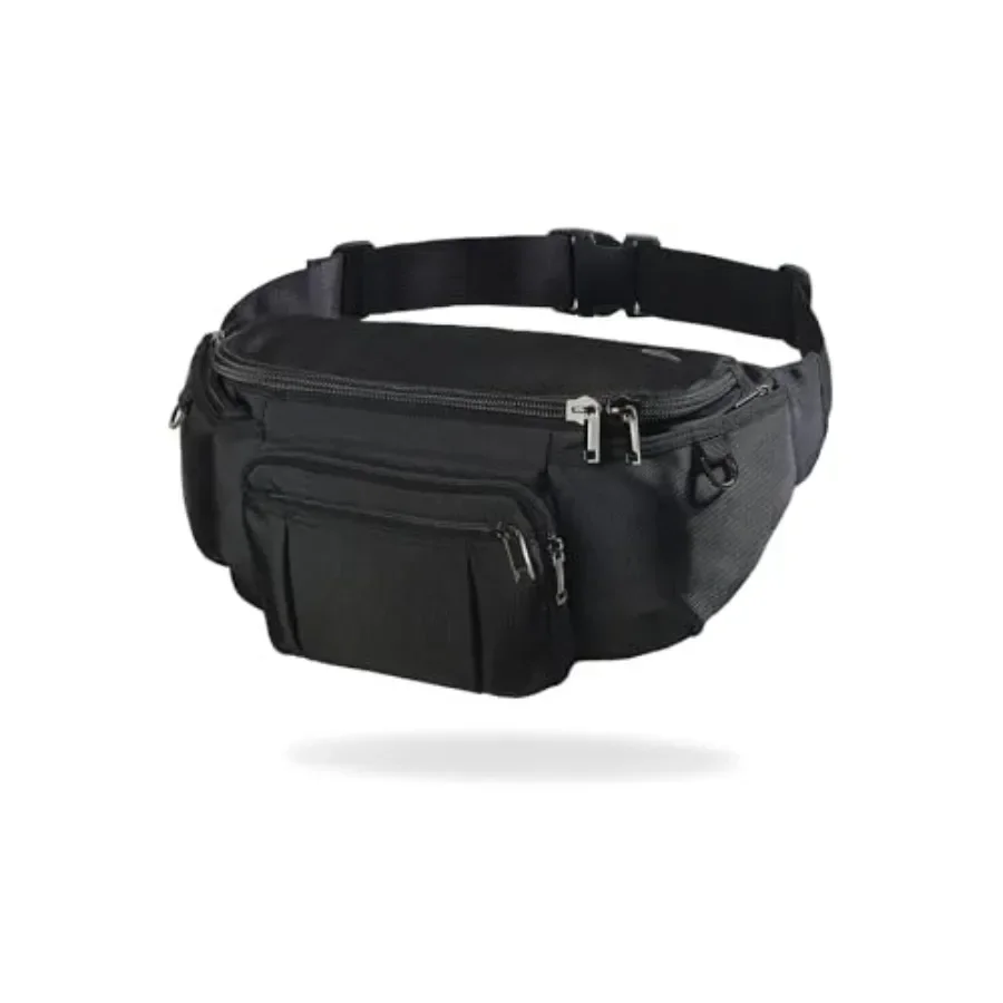 Sports Fanny Pack for Men Women, Outdoor Waist Pack Bag with 6 Zipper Pockets, Super Capacity Bum Bag with Adjustable Belt for
Sports Fanny Pack for Men Women, Outdoor Waist Pack Bag with 6 Zipper Pockets, Super Capacity Bum Bag with Adjustable Belt for