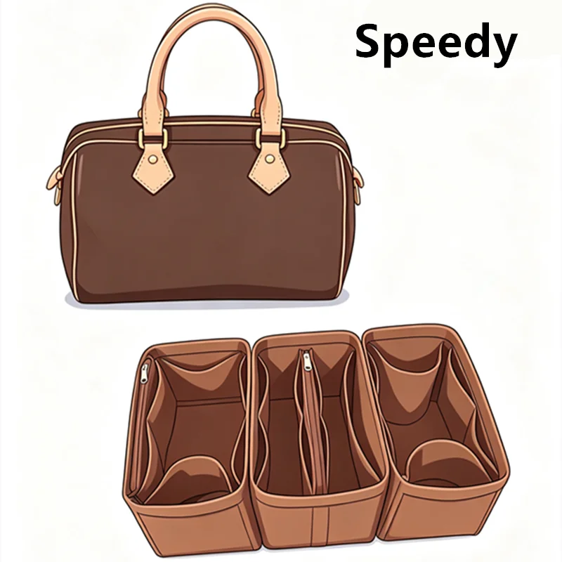 Detachable Felt Purse Insert Organizer For LV Speedy 25 30 35 Handbag Makeup Bag Shaper Liner Travel Inner Pouch
Detachable Felt Purse Insert Organizer For LV Speedy 25 30 35 Handbag Makeup Bag Shaper Liner Travel Inner Pouch