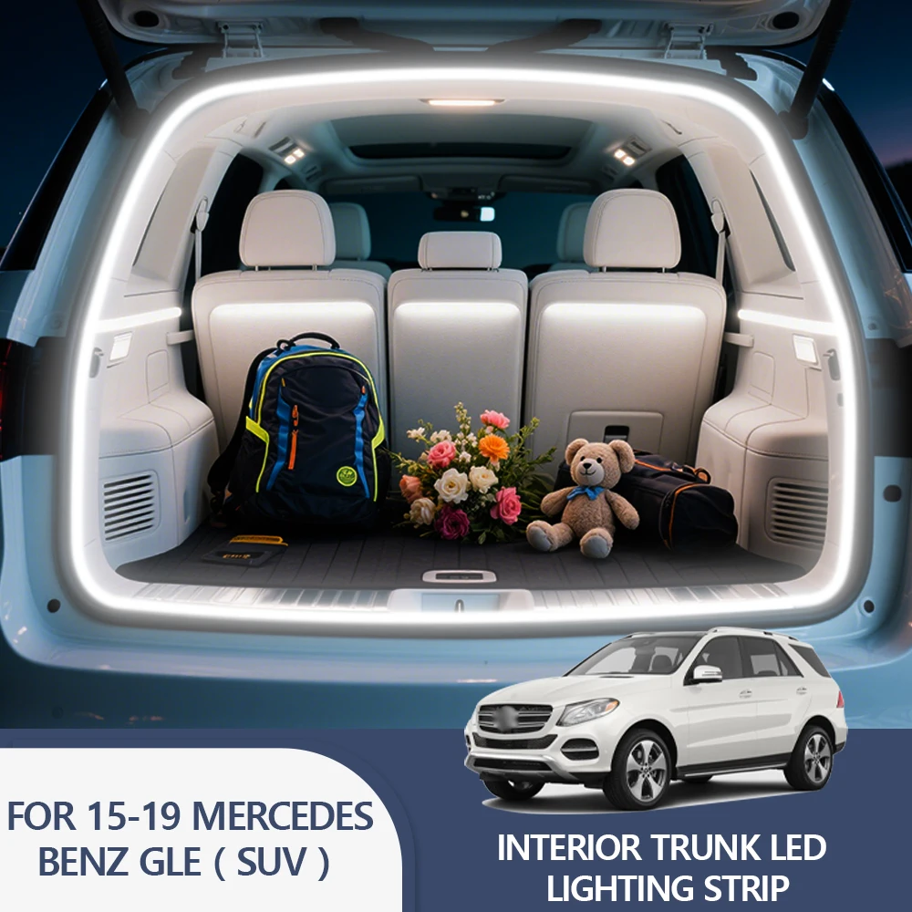 FOR 15-19 MERCEDES-BENZ GLE SUV Rear Trunk LED Light Bar Strips Trunk Interior Decorative Lamp Strip Luggage Atmosphere Light
FOR 15-19 MERCEDES-BENZ GLE SUV Rear Trunk LED Light Bar Strips Trunk Interior Decorative Lamp Strip Luggage Atmosphere Light