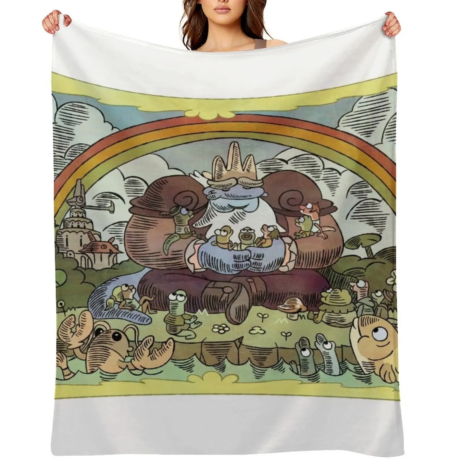 King Andrias Mural Throw Blanket Decorative Beds Sleeping Bag Warm Blankets For Bed Blankets
King Andrias Mural Throw Blanket Decorative Beds Sleeping Bag Warm Blankets For Bed Blankets