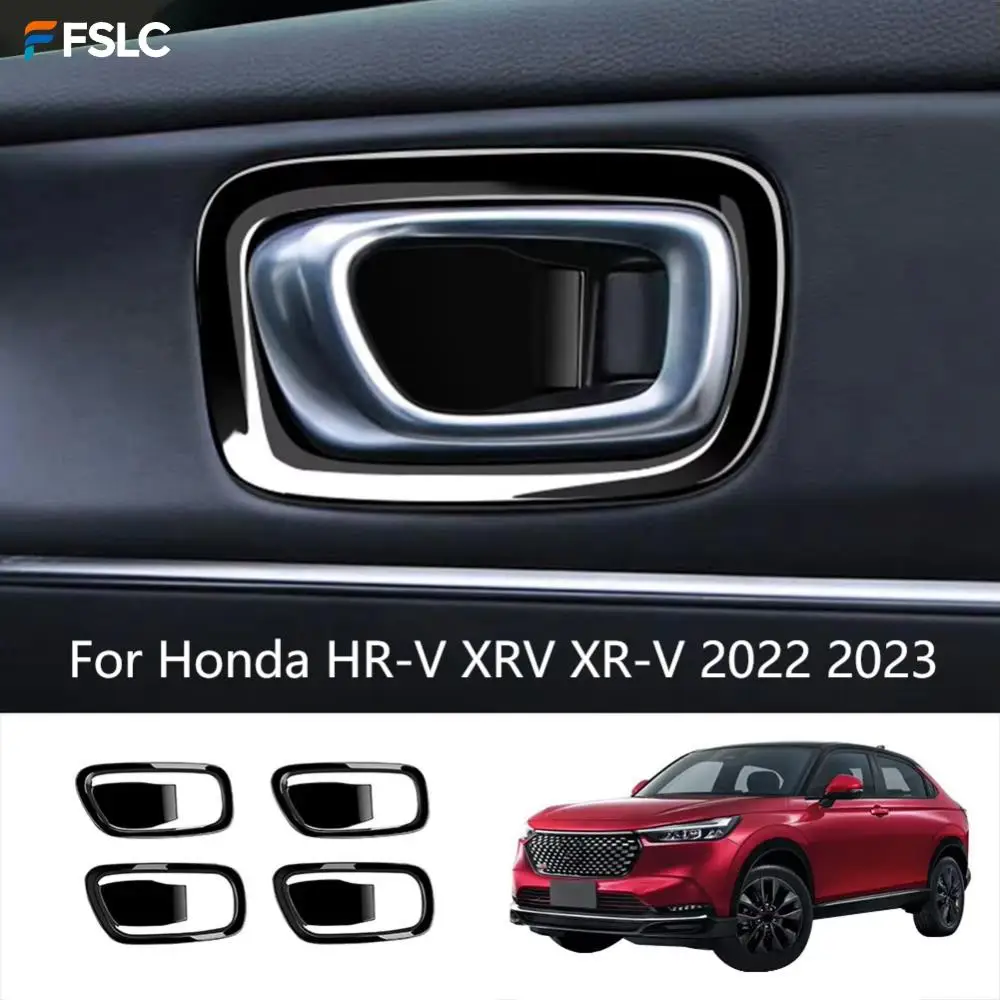 4Pcs Glossy Black Inner Door Handle Bowl Panel Cover Trim For Honda HR-V XRV XR-V 2022 2023 Interior Accessories Car Styling
4Pcs Glossy Black Inner Door Handle Bowl Panel Cover Trim For Honda HR-V XRV XR-V 2022 2023 Interior Accessories Car Styling