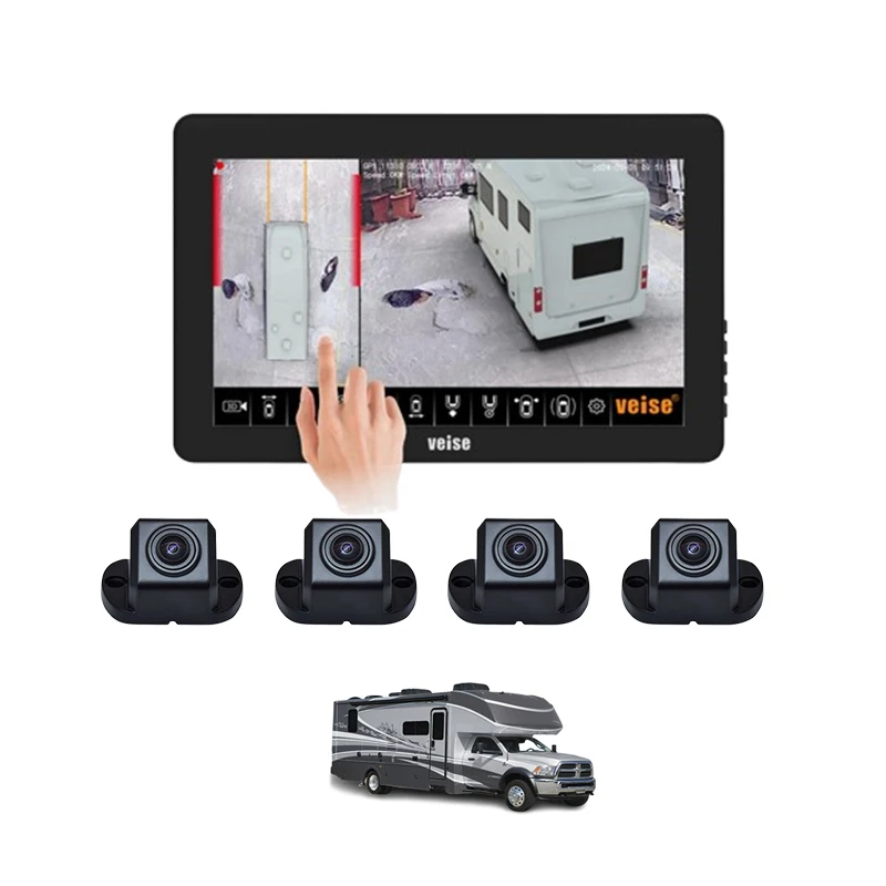 360 Degree Truck Bus 2D 3D Panoramic Bird View Backup Camera System Avm Around View Monitor for Vans Campers RV
360 Degree Truck Bus 2D 3D Panoramic Bird View Backup Camera System Avm Around View Monitor for Vans Campers RV