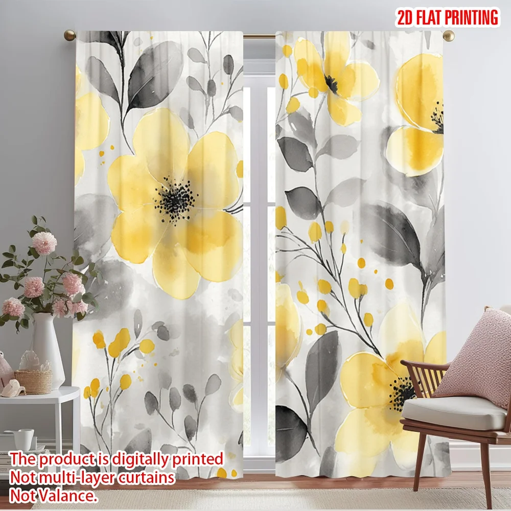 2pcs,2D plane printing Curtains Digital Printed Sunflower Whimsy Durable 100% Polyester Fabric (without rod) Versatile All Use
2pcs,2D plane printing Curtains Digital Printed Sunflower Whimsy Durable 100% Polyester Fabric (without rod) Versatile All Use