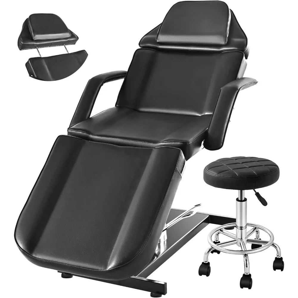 Hydraulic Tattoo Facial Chair with Extendable Headrest, 360° Swivel Spa Esthetician Lash Bed with Rolling Stool, Ergonomic Beaut
Hydraulic Tattoo Facial Chair with Extendable Headrest, 360° Swivel Spa Esthetician Lash Bed with Rolling Stool, Ergonomic Beaut