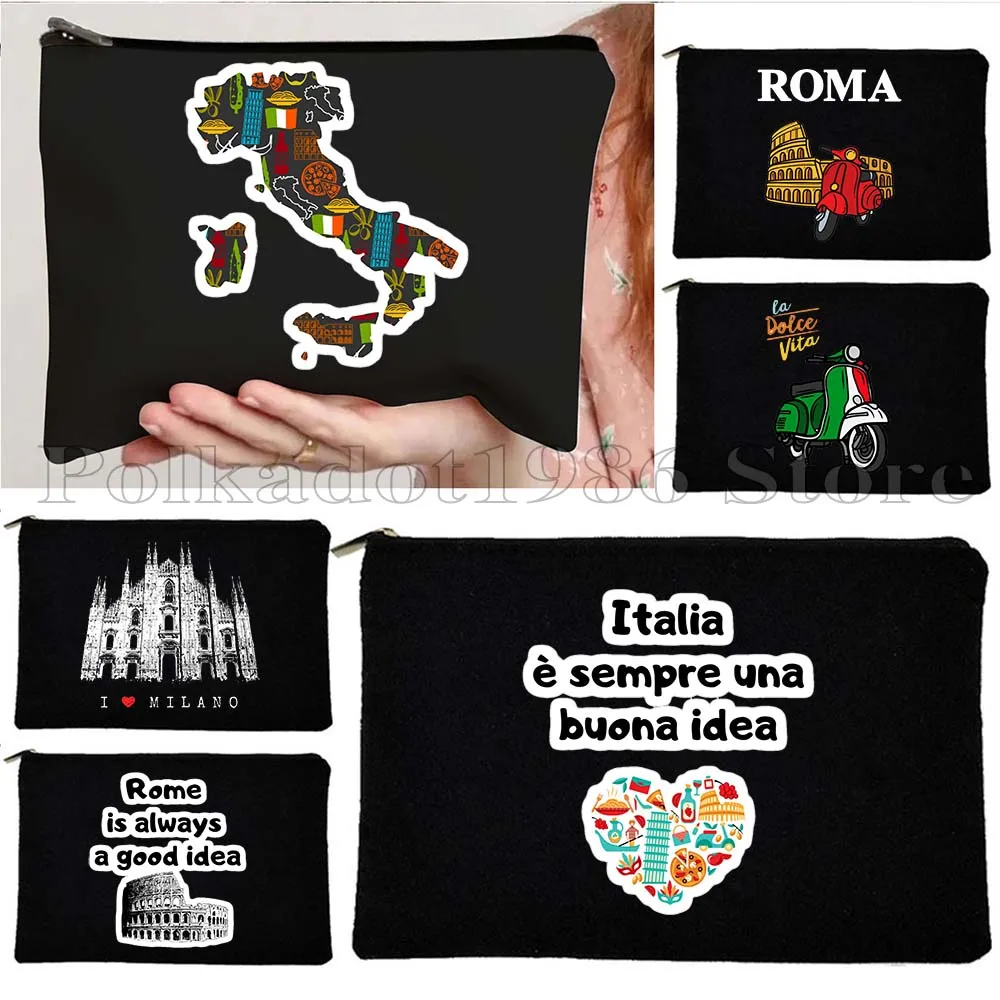 The Colosseum Italy Cute Moped Bike Florence Rome Milan Italian Roman Italia Gifts Canvas Cosmetic Makeup Bag Pencil Case Pouch
The Colosseum Italy Cute Moped Bike Florence Rome Milan Italian Roman Italia Gifts Canvas Cosmetic Makeup Bag Pencil Case Pouch