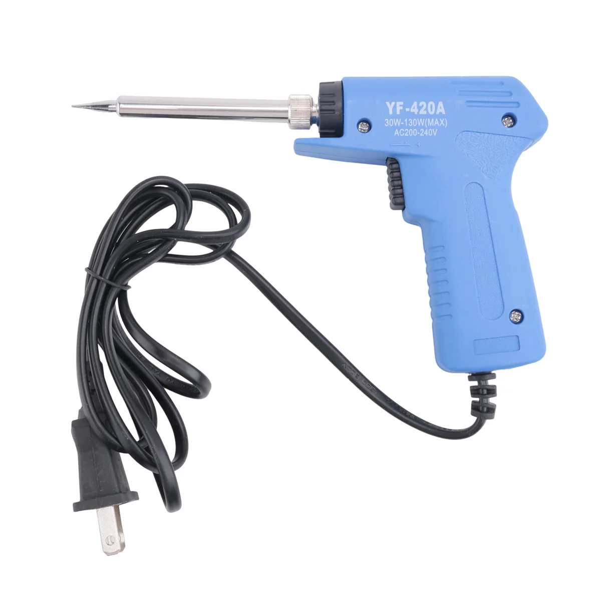 A43T 220V 30W-130W Professional Stainless Dual Power Quick Heat-Up Adjustable Welding Electric Soldering Iron Tool Us Plug
A43T 220V 30W-130W Professional Stainless Dual Power Quick Heat-Up Adjustable Welding Electric Soldering Iron Tool Us Plug