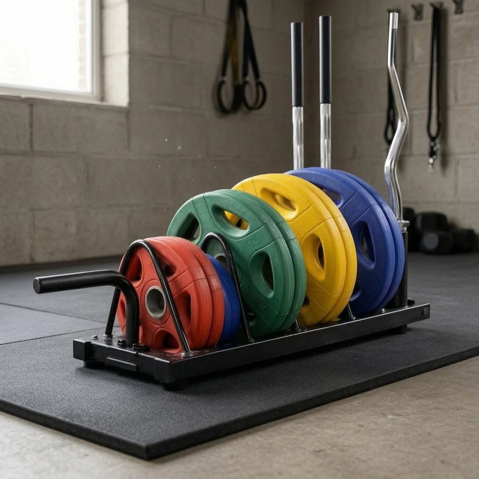 Weight Plate Storage Rack Angled Dividers Weight Plate Rack Matte Black Welded
Weight Plate Storage Rack Angled Dividers Weight Plate Rack Matte Black Welded