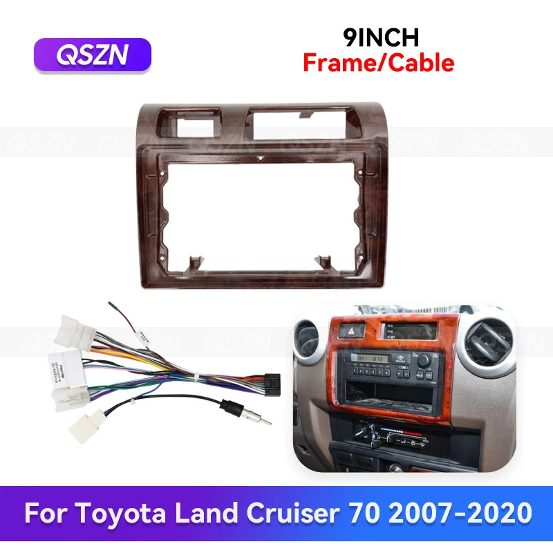 QSZN 9-дюймовая автомагнитола для Toyota Land Cruiser 70 2007-2020, Android, с рамкой, GPS, мультимедиа, навигацией и кабельной проводкой
QSZN 9-дюймовая автомагнитола для Toyota Land Cruiser 70 2007-2020, Android, с рамкой, GPS, мультимедиа, навигацией и кабельной проводкой