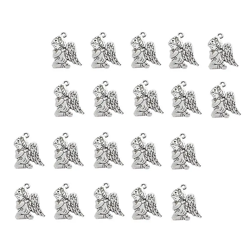 50 Pcs Silver Alloy Diy Angel Silver Color Pendant Pendant Diy Prayer Charms Necklace Keychain Jewelry Accessories
50 Pcs Silver Alloy Diy Angel Silver Color Pendant Pendant Diy Prayer Charms Necklace Keychain Jewelry Accessories