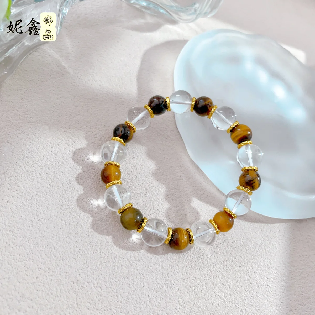 Coiled White Crystal Bracelet Unisex 24K Gold AU999 - Gold coiled white crystal bracelet, valuable and timeless, daily delicate
Coiled White Crystal Bracelet Unisex 24K Gold AU999 - Gold coiled white crystal bracelet, valuable and timeless, daily delicate