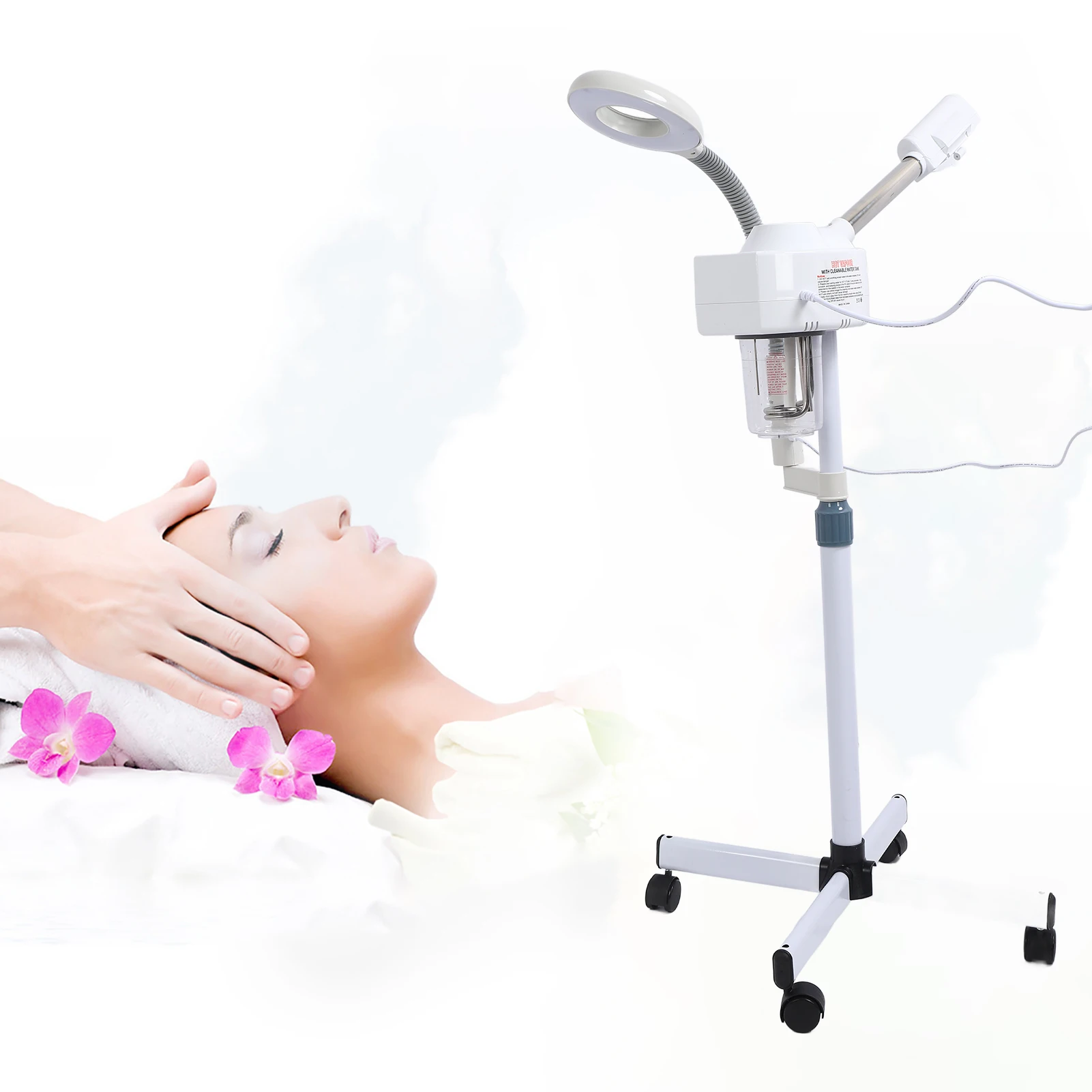 Professional Facial Steamer 3X Magnifying Lamp Machine Spa Salon Beauty Skin Care Equipment
Professional Facial Steamer 3X Magnifying Lamp Machine Spa Salon Beauty Skin Care Equipment
