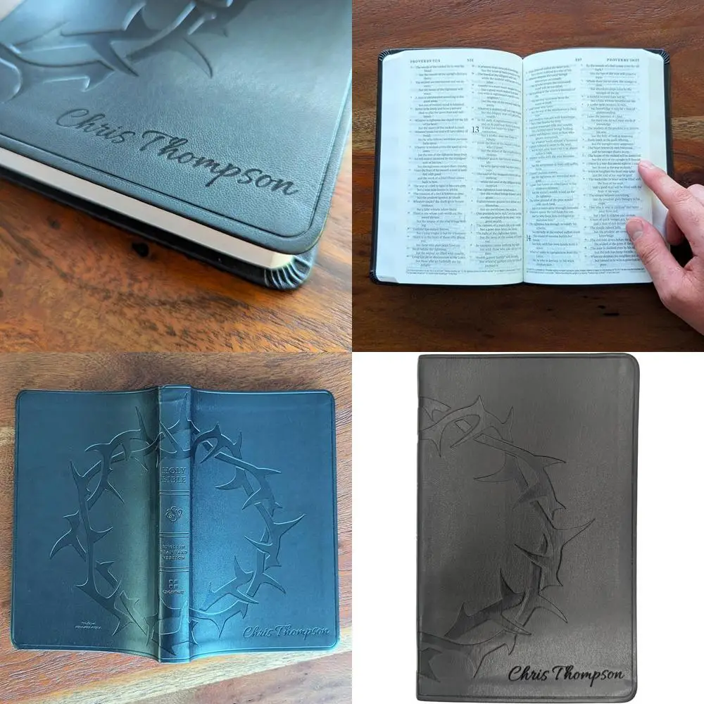 Engraved Name ESV Bible - Compact Thinline Edition for Men & Women with Crown of Thorns Design
Engraved Name ESV Bible - Compact Thinline Edition for Men & Women with Crown of Thorns Design