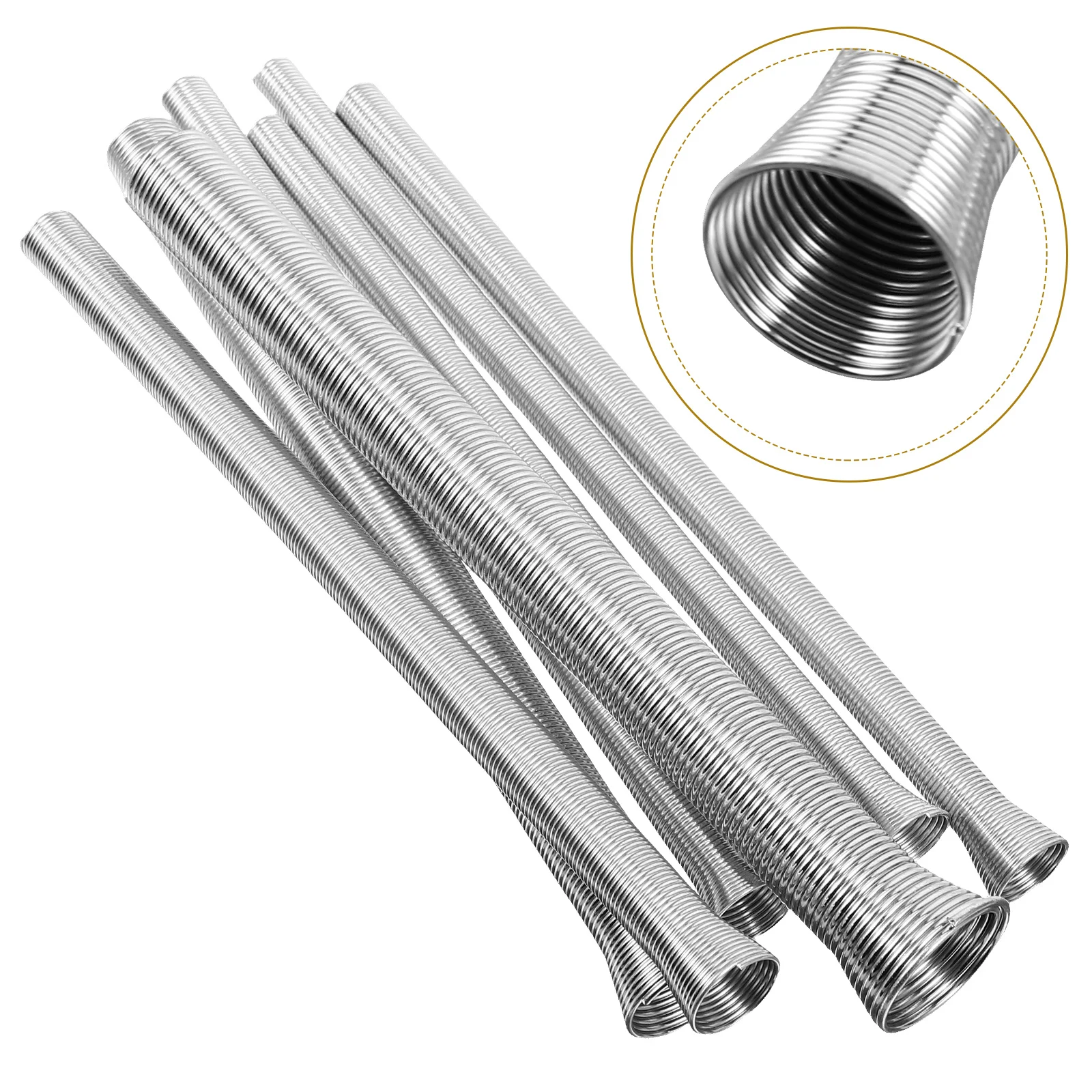 7 Pcs Spring Bender 1/4 Copper Tubing Tube Exhaust Electric Wire 3/8 Tool Metal Hand
7 Pcs Spring Bender 1/4 Copper Tubing Tube Exhaust Electric Wire 3/8 Tool Metal Hand