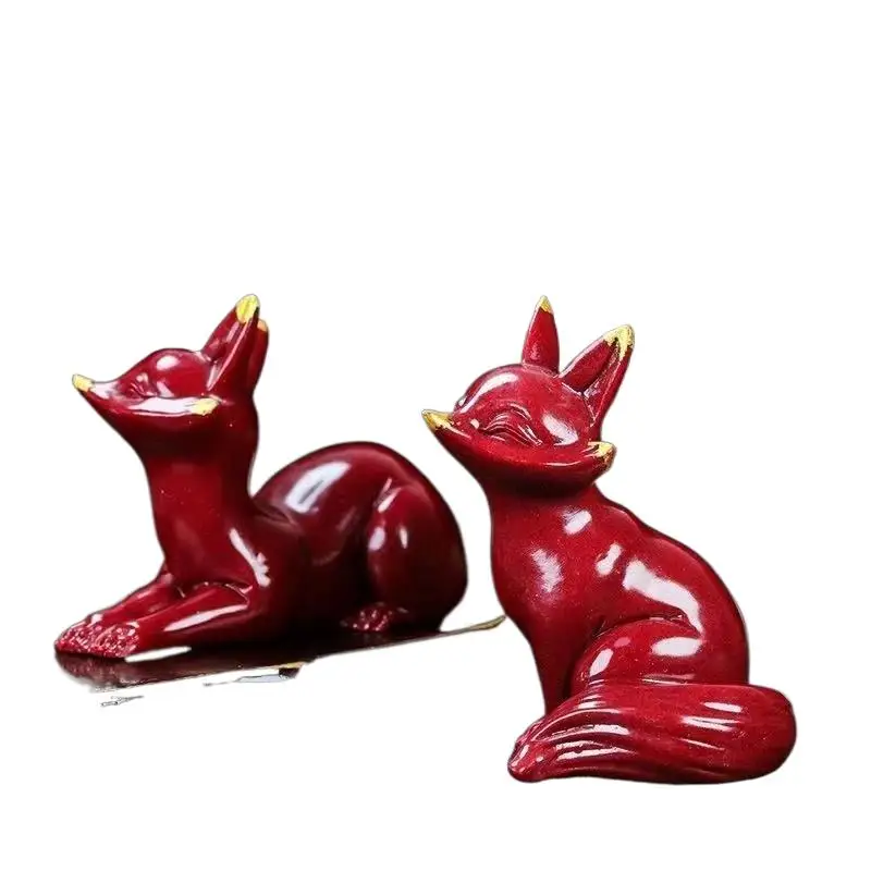 High Content Purple Gold Sand Hand Pieces Decoration Elf Nine Tail Fox Doll Girl Heart Cinnabar Fortune Love Affairs
High Content Purple Gold Sand Hand Pieces Decoration Elf Nine Tail Fox Doll Girl Heart Cinnabar Fortune Love Affairs