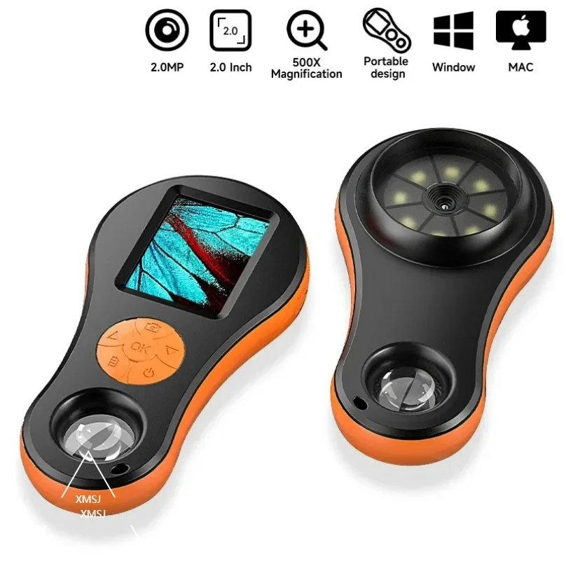 2.0'' IPS Digital Magnifier HD 1080P 500X Portable Microscope Handheld Mignifying Glass for Electronics Repair Check Jewelry 
2.0'' IPS Digital Magnifier HD 1080P 500X Portable Microscope Handheld Mignifying Glass for Electronics Repair Check Jewelry