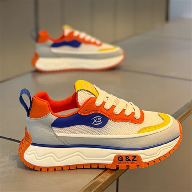 Men's Platform Shoes 2026 Summer Mesh Breathable Casual Shoes Luxury Tennis Training Shoes Fashion Men's Sneakers Zapatos Hombre
Men's Platform Shoes 2026 Summer Mesh Breathable Casual Shoes Luxury Tennis Training Shoes Fashion Men's Sneakers Zapatos Hombre