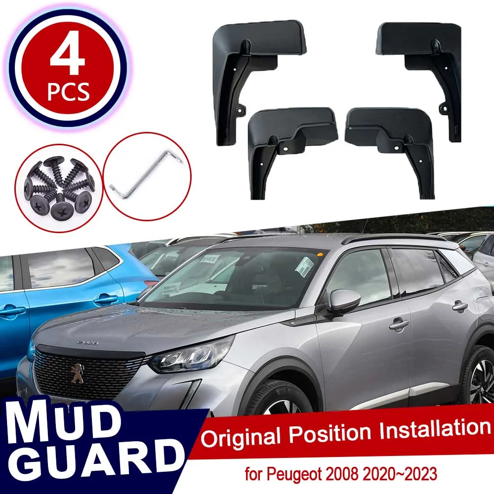Для Peugeot 2008 2020 ~ 2023 P24 2021 авто брызговики брызговик переднее и заднее колесо брызговики автомобильные аксессуары 4 шт.
Для Peugeot 2008 2020 ~ 2023 P24 2021 авто брызговики брызговик переднее и заднее колесо брызговики автомобильные аксессуары 4 шт.