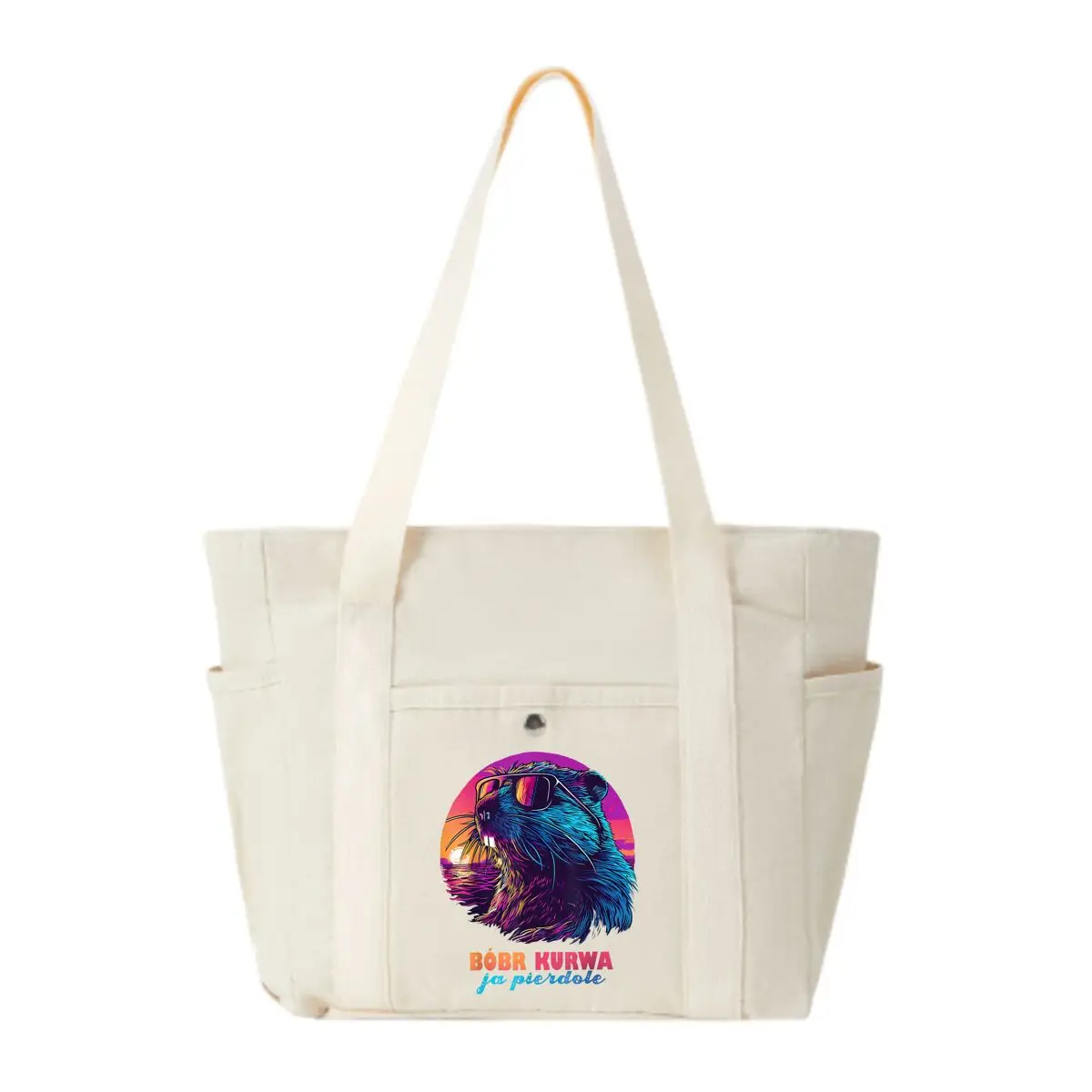 Cool Beaver Sunset Art Минималистичная холщовая сумка через плечо с несколькими карманами Свежая пригородная сумка в стиле Мори
Cool Beaver Sunset Art Минималистичная холщовая сумка через плечо с несколькими карманами Свежая пригородная сумка в стиле Мори