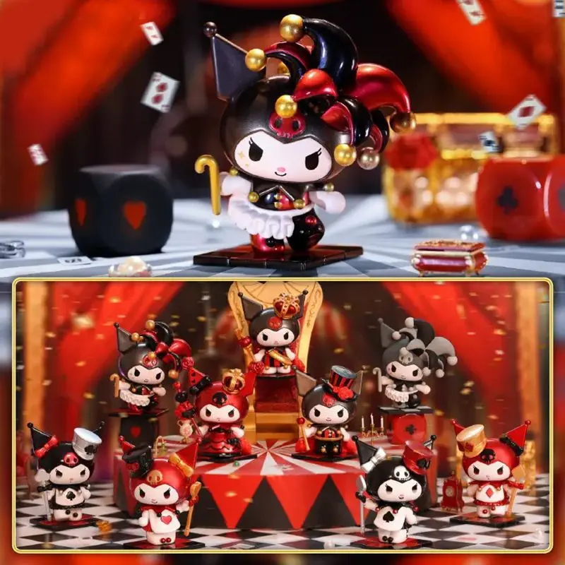 Sanrio слепая коробка серии Kuromi Poker Kingdom модная кукла ручной работы настольное украшение забавная глухая коробка кукла девушка слепая коробка подарок
Sanrio слепая коробка серии Kuromi Poker Kingdom модная кукла ручной работы настольное украшение забавная глухая коробка кукла девушка слепая коробка подарок