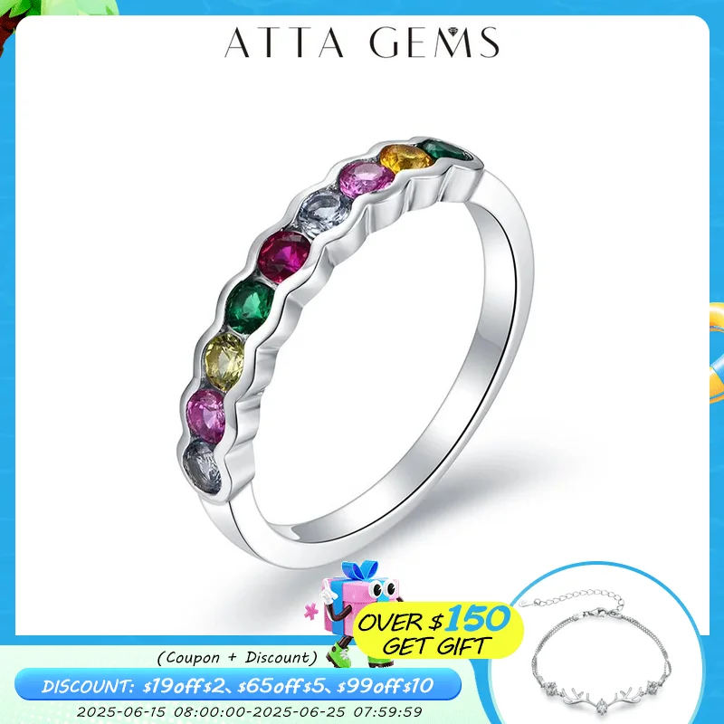 ATTAGEMS Round Shaped 2.5mm Create Corundum Ring for Women Man 100% 925 Sterling Silver Christmas Ring Top Fine Jewerly Party
ATTAGEMS Round Shaped 2.5mm Create Corundum Ring for Women Man 100% 925 Sterling Silver Christmas Ring Top Fine Jewerly Party
