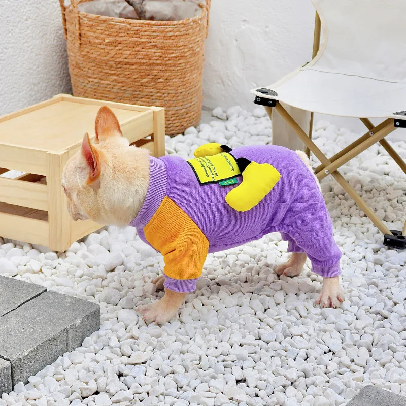 Winter Warm Puppy Clothes Purple Embroidered Sweater Cute Cotton Clothes Thickened Pet Clothes Fashionable Dog Clothes Durable
Winter Warm Puppy Clothes Purple Embroidered Sweater Cute Cotton Clothes Thickened Pet Clothes Fashionable Dog Clothes Durable