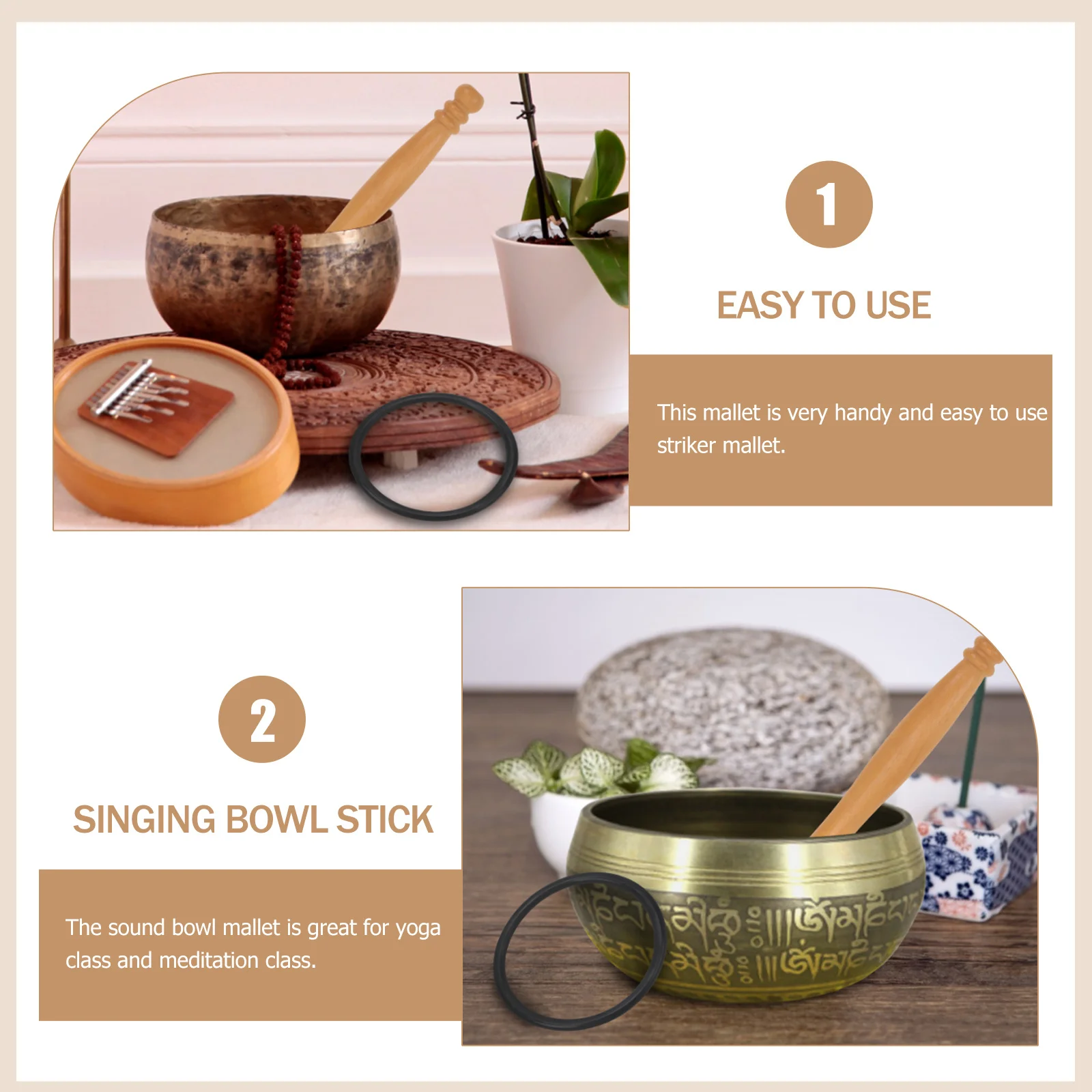 Sound Bowl Mallet Singing Stick Striker Accessory Bowls Professional Chanting Knocking
Sound Bowl Mallet Singing Stick Striker Accessory Bowls Professional Chanting Knocking