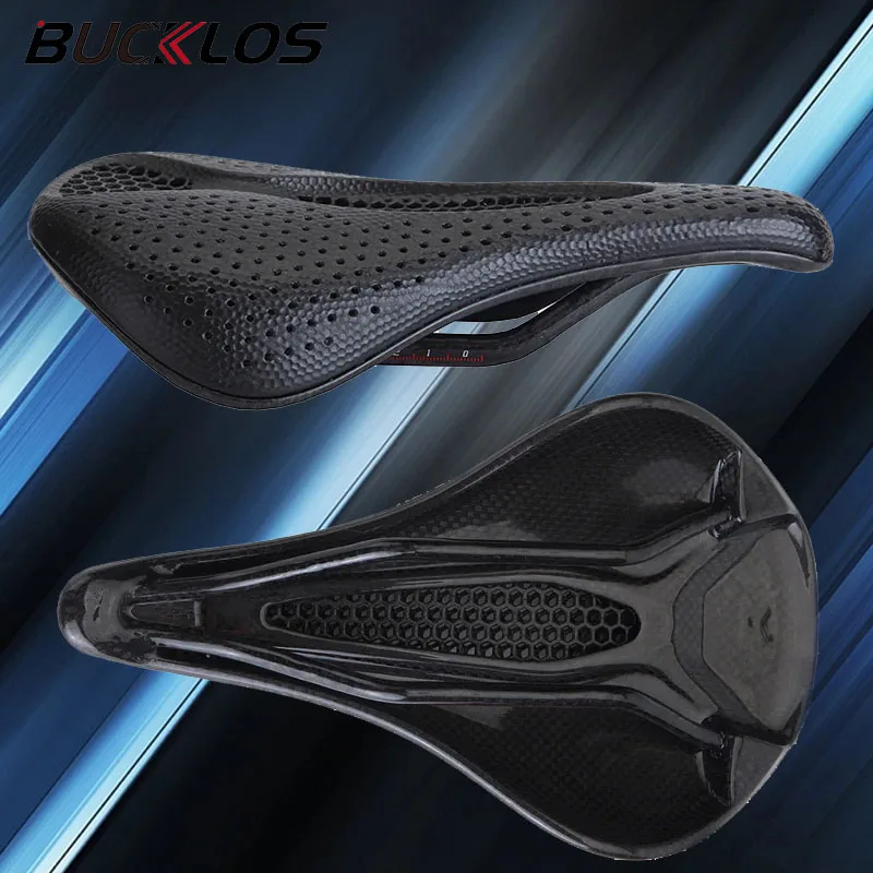 BUCKLOS 3D Carbon Fiber Bicycle Saddle Cushion Ultralight Road Mountain Bike Seat Hollow Breathable Cycling Seats
BUCKLOS 3D Carbon Fiber Bicycle Saddle Cushion Ultralight Road Mountain Bike Seat Hollow Breathable Cycling Seats