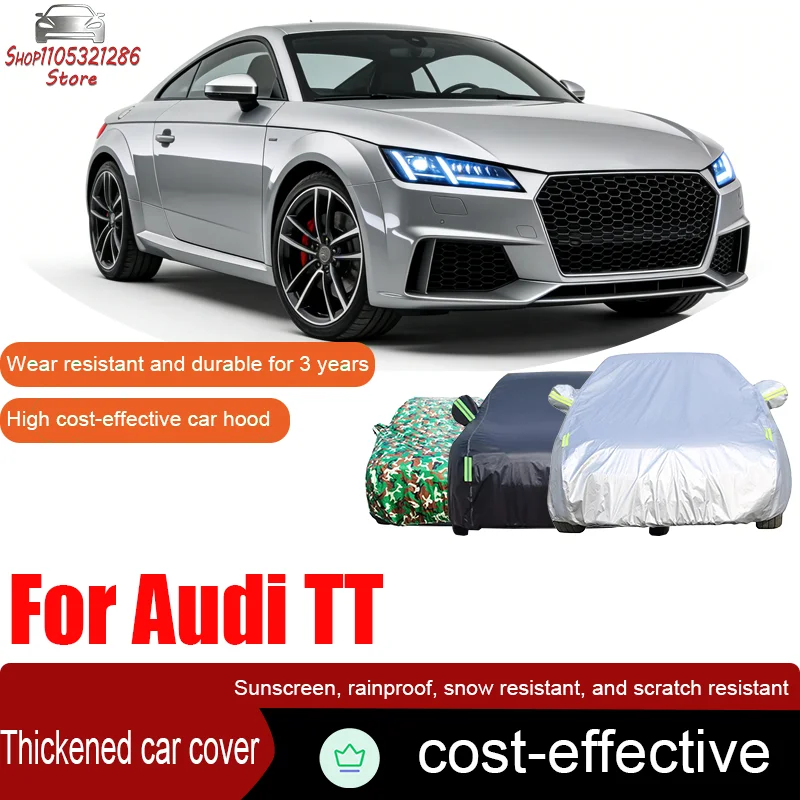 For Audi TT Car Full Cover - Outdoor Waterproof Snowproof Sunshade, Winter & Summer All Weather Auto Protection Accessories
For Audi TT Car Full Cover - Outdoor Waterproof Snowproof Sunshade, Winter & Summer All Weather Auto Protection Accessories