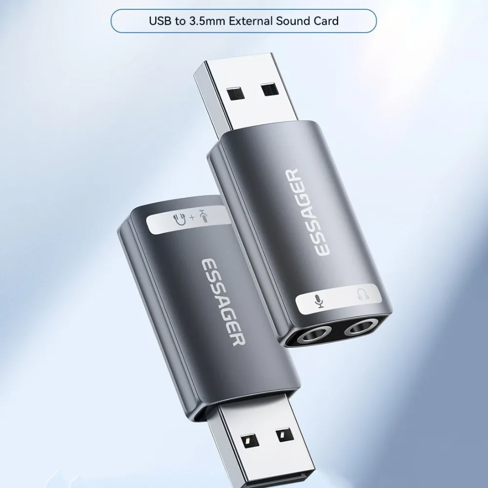 Stereo Headset USB Sound Card Audio Adapter Metal Shell External Sound Card Professional Driver Free USB To 3.5mm Sound Card
Stereo Headset USB Sound Card Audio Adapter Metal Shell External Sound Card Professional Driver Free USB To 3.5mm Sound Card