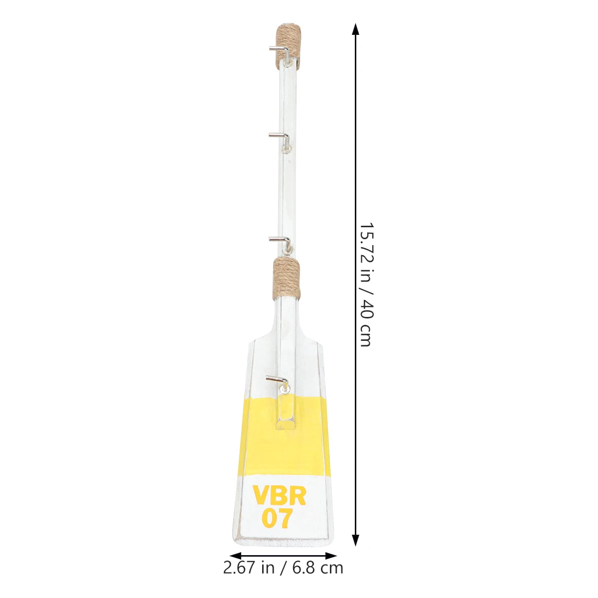 Solid Wood Hook 40cm Yellow Paddle Mediterranean Style Hooks for Home Kitchen Bathroom Bedroom Garage
Solid Wood Hook 40cm Yellow Paddle Mediterranean Style Hooks for Home Kitchen Bathroom Bedroom Garage