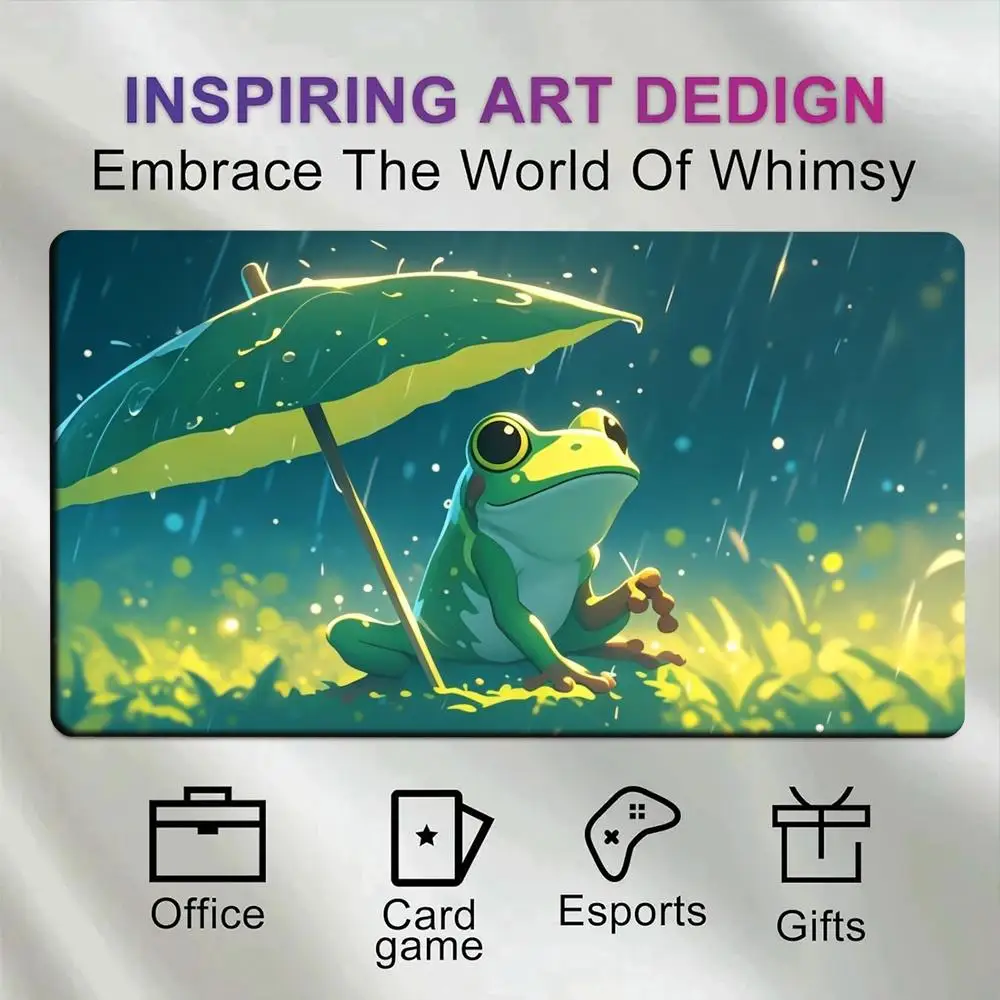 Lovely frog Mouse Pad Card Playmat Stitched with Magic Zones Game Mats Tabletop for mtg/tcg Card Battle Commander Deck Desk Mat
Lovely frog Mouse Pad Card Playmat Stitched with Magic Zones Game Mats Tabletop for mtg/tcg Card Battle Commander Deck Desk Mat