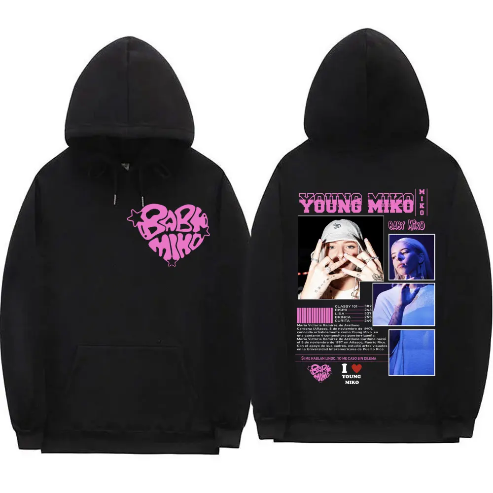 Rapper Young Miko Baby Miko Merhc Hoodie Men Women Fashion Hip Hop Hooded Sweatshirt Harajuku Y2k Aesthetic Pullovers Streetwear
Rapper Young Miko Baby Miko Merhc Hoodie Men Women Fashion Hip Hop Hooded Sweatshirt Harajuku Y2k Aesthetic Pullovers Streetwear