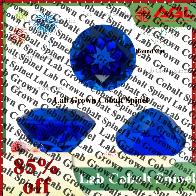 Round Cut Lab Grown Cobalt Spinel Synthetic Gemstone For Diy Jewelry Making Selectable Certificate
Round Cut Lab Grown Cobalt Spinel Synthetic Gemstone For Diy Jewelry Making Selectable Certificate