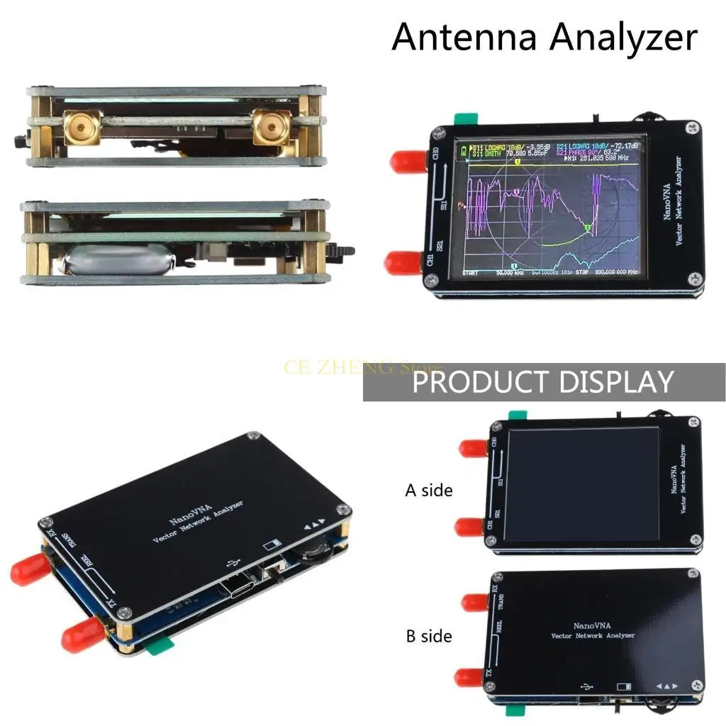E56B Vector Spectrum Antenna 50KHz-1.5GHz Support 32G LCD NanoVNA H Testers
E56B Vector Spectrum Antenna 50KHz-1.5GHz Support 32G LCD NanoVNA H Testers