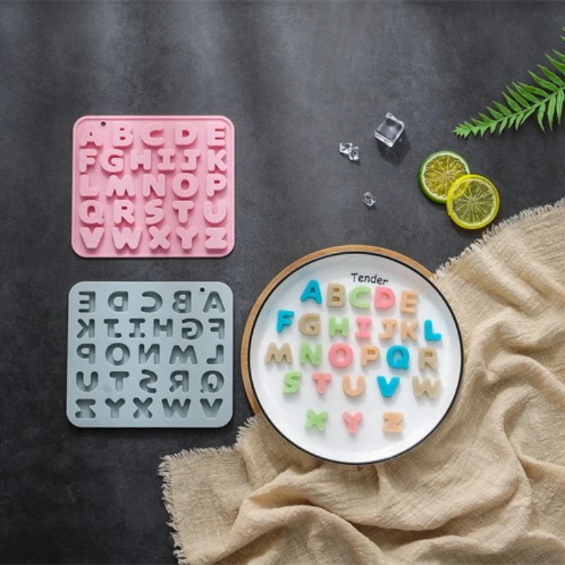 26Cavity English letters Silicone Mold 3D Chocolate Mold Cake Candy Mold Baking Tool DIY Fondant Decor Craft Cookie Mould
26Cavity English letters Silicone Mold 3D Chocolate Mold Cake Candy Mold Baking Tool DIY Fondant Decor Craft Cookie Mould