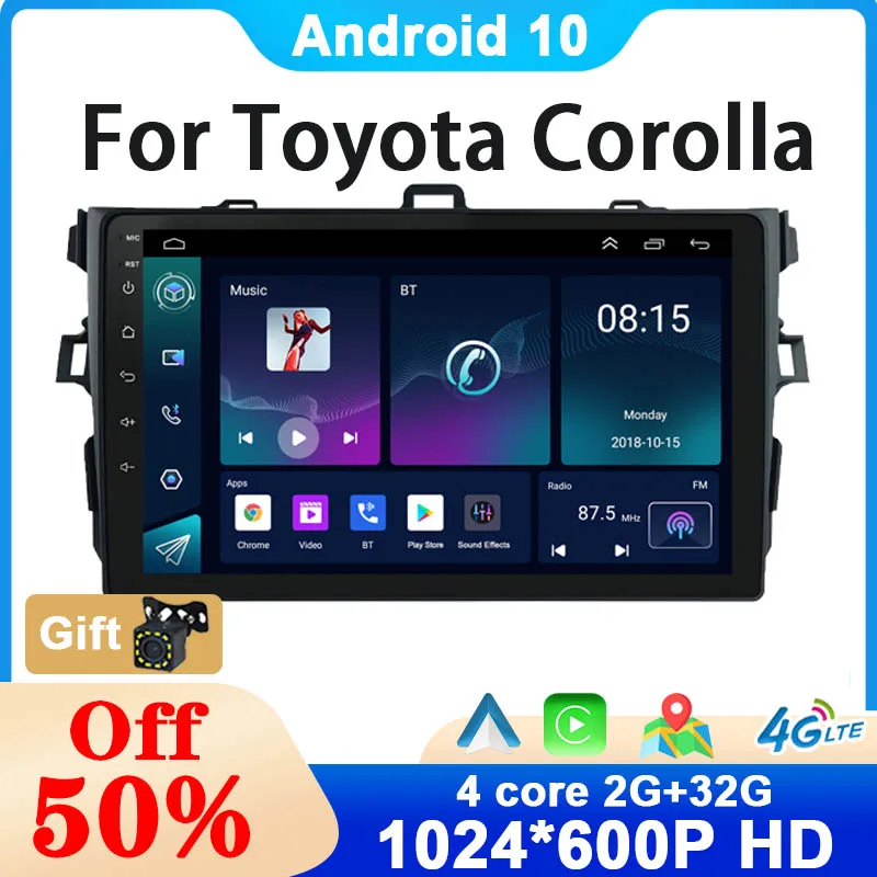 2024 Update 4 Core Android 10 Car Radio for Toyota Corolla E140 / 150 2006 2007 2008 2009 2010 2011 2012 2013 Multimedia Video
2024 Update 4 Core Android 10 Car Radio for Toyota Corolla E140 / 150 2006 2007 2008 2009 2010 2011 2012 2013 Multimedia Video
