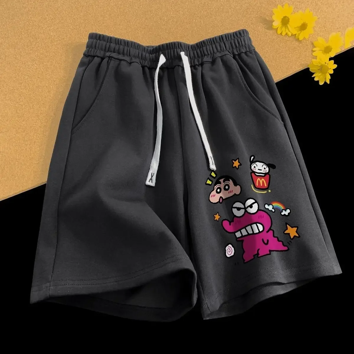 2025 Summer New Casual Printed Shorts Men's and Women's Crayon Small New Loose Couple Breathable Five Quarter Pants
2025 Summer New Casual Printed Shorts Men's and Women's Crayon Small New Loose Couple Breathable Five Quarter Pants