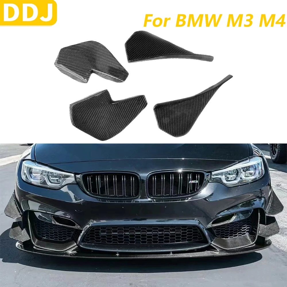 For BMW M3 M4 F80 F82 F83 2013-2019 Real Carbon Fiber Front Bumper Spoiler Wind Knife Cover Trim Car Accessories Modification
For BMW M3 M4 F80 F82 F83 2013-2019 Real Carbon Fiber Front Bumper Spoiler Wind Knife Cover Trim Car Accessories Modification