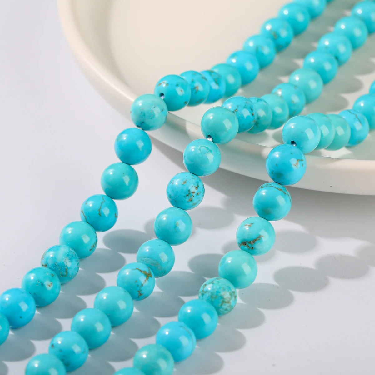 4 6 8 10mm Dyed Color Blue Turquoise Beads Smooth Round Loose Spacer Beads For Jewelry Making DIY Necklace Bracelet Accessory
4 6 8 10mm Dyed Color Blue Turquoise Beads Smooth Round Loose Spacer Beads For Jewelry Making DIY Necklace Bracelet Accessory
