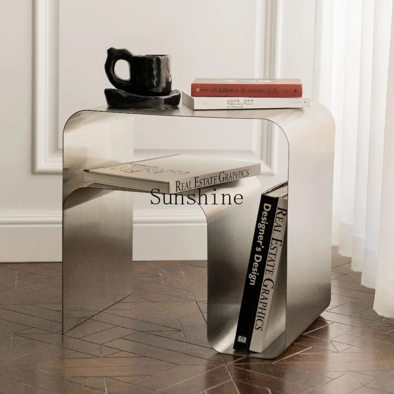Medieval minimalist stainless steel bedside table side table one-piece molded storage cabinet coffee table
Medieval minimalist stainless steel bedside table side table one-piece molded storage cabinet coffee table