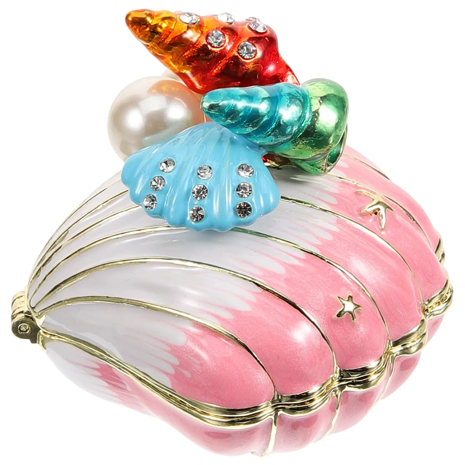 Shell Shaped Box Pink Seashell Case Earring Holder Trinket Case ganizer Safe Material Small Size Storage Decor
Shell Shaped Box Pink Seashell Case Earring Holder Trinket Case ganizer Safe Material Small Size Storage Decor