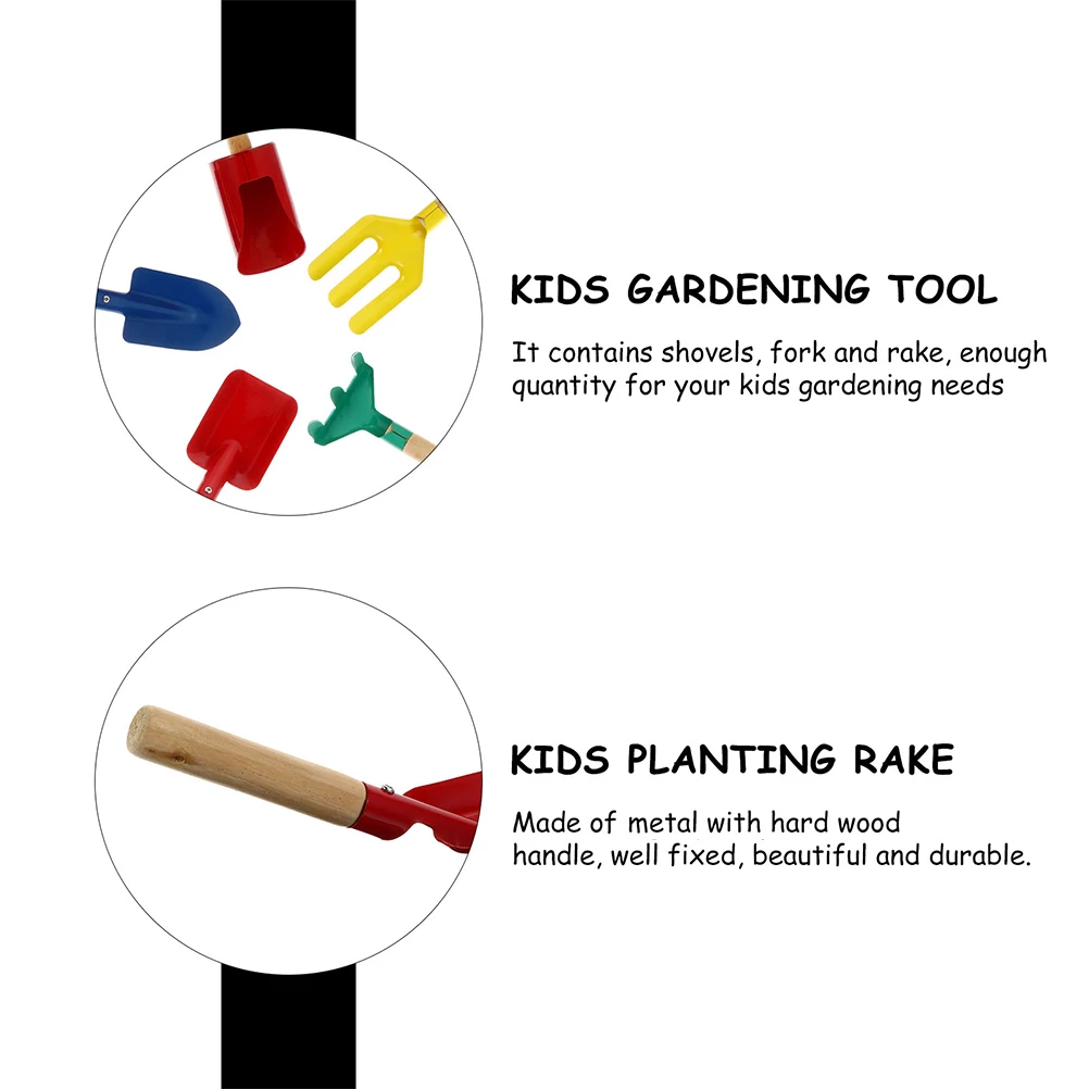 6 Pcs Garden Tool Set Children's Gardening Trowel for Kids Kit Toy Childrens Tools Wooden
6 Pcs Garden Tool Set Children's Gardening Trowel for Kids Kit Toy Childrens Tools Wooden