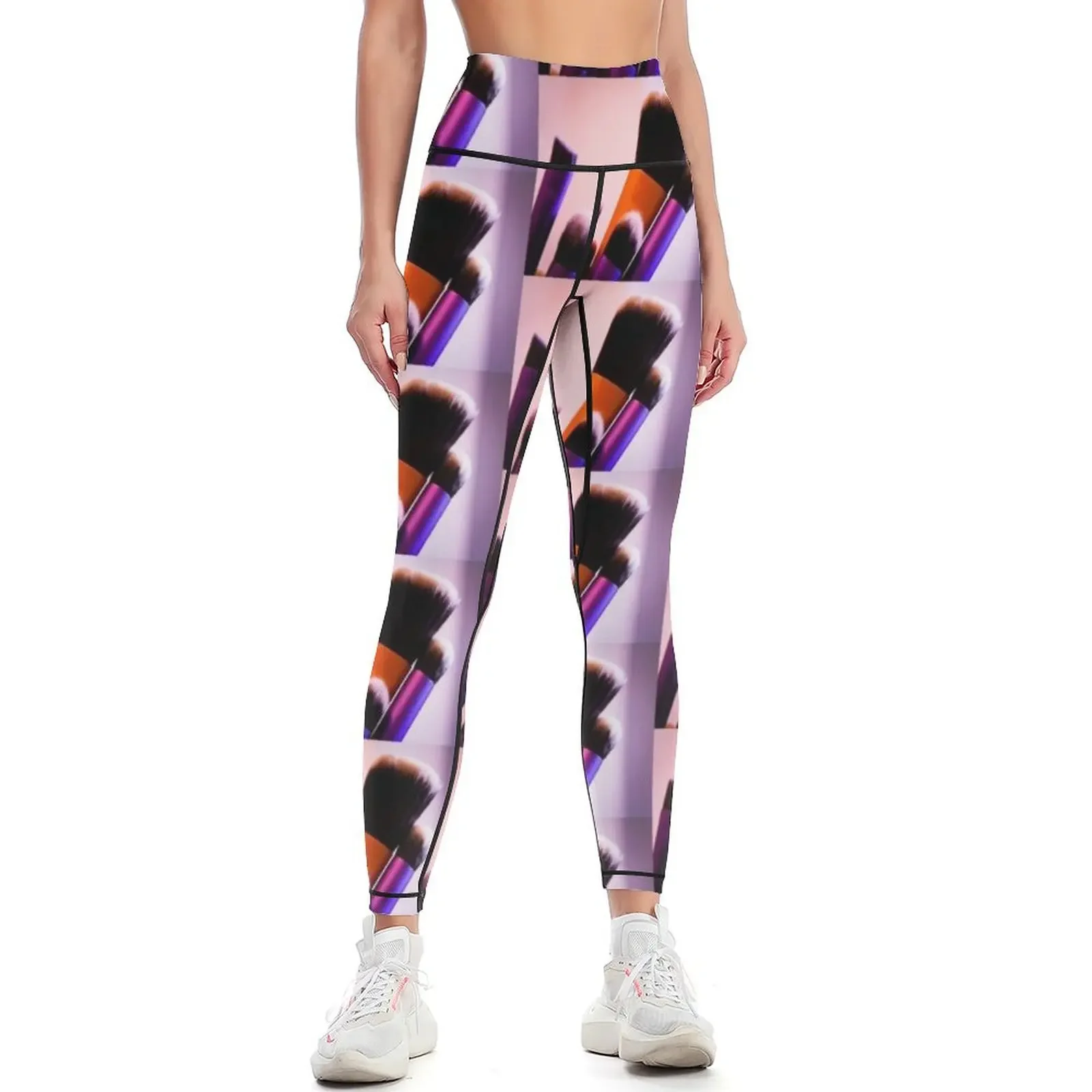 Several makeup brushes. Multicolored Leggings jogging pants flared Female legging pants Womens Leggings 
Several makeup brushes. Multicolored Leggings jogging pants flared Female legging pants Womens Leggings