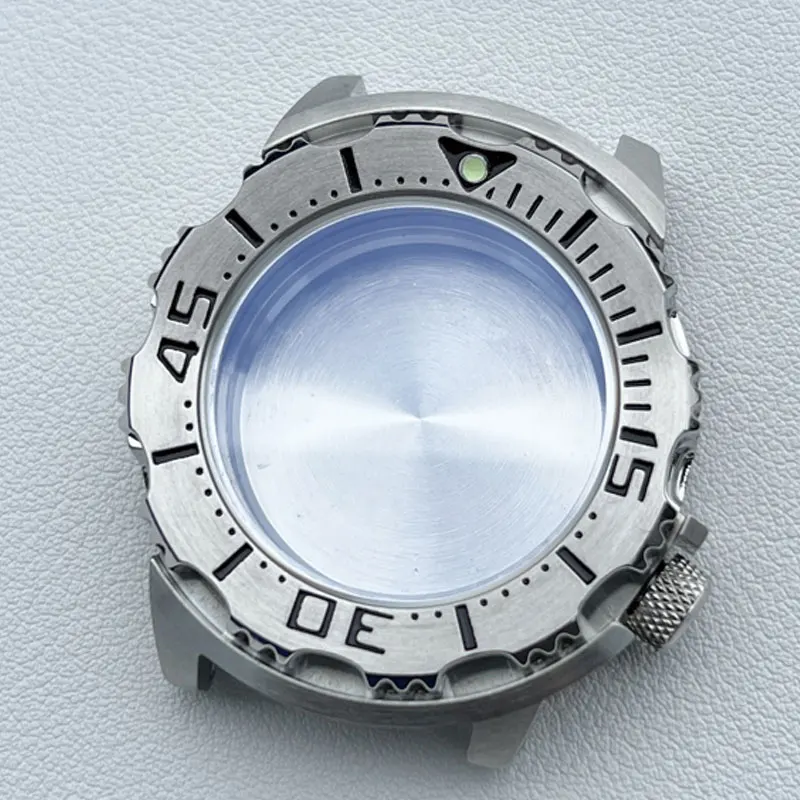 Watch Parts Solid 45.5mm Stainnless Steel Monster Diver Watch Case Sapphire Rotating Bezel Suitable For NH35/36 Movement 20Bar
Watch Parts Solid 45.5mm Stainnless Steel Monster Diver Watch Case Sapphire Rotating Bezel Suitable For NH35/36 Movement 20Bar