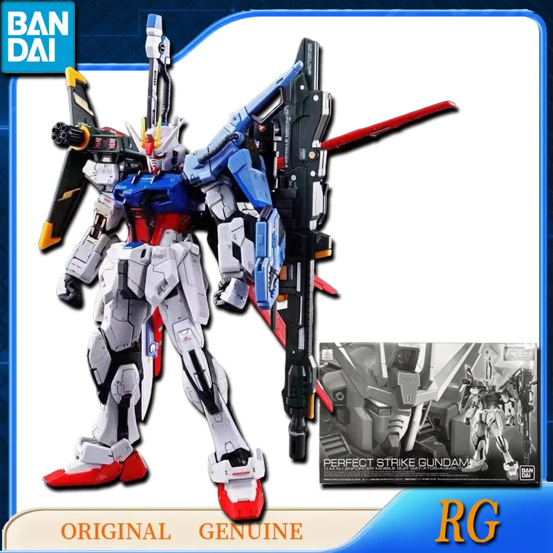 Bandai Original Genuine RG PERFECT STRIKE GUNDAM GAT-X105+AQM/E-YM1 Anime Action Figures Toys Kids Gift Assembly Model Ornaments
Bandai Original Genuine RG PERFECT STRIKE GUNDAM GAT-X105+AQM/E-YM1 Anime Action Figures Toys Kids Gift Assembly Model Ornaments
