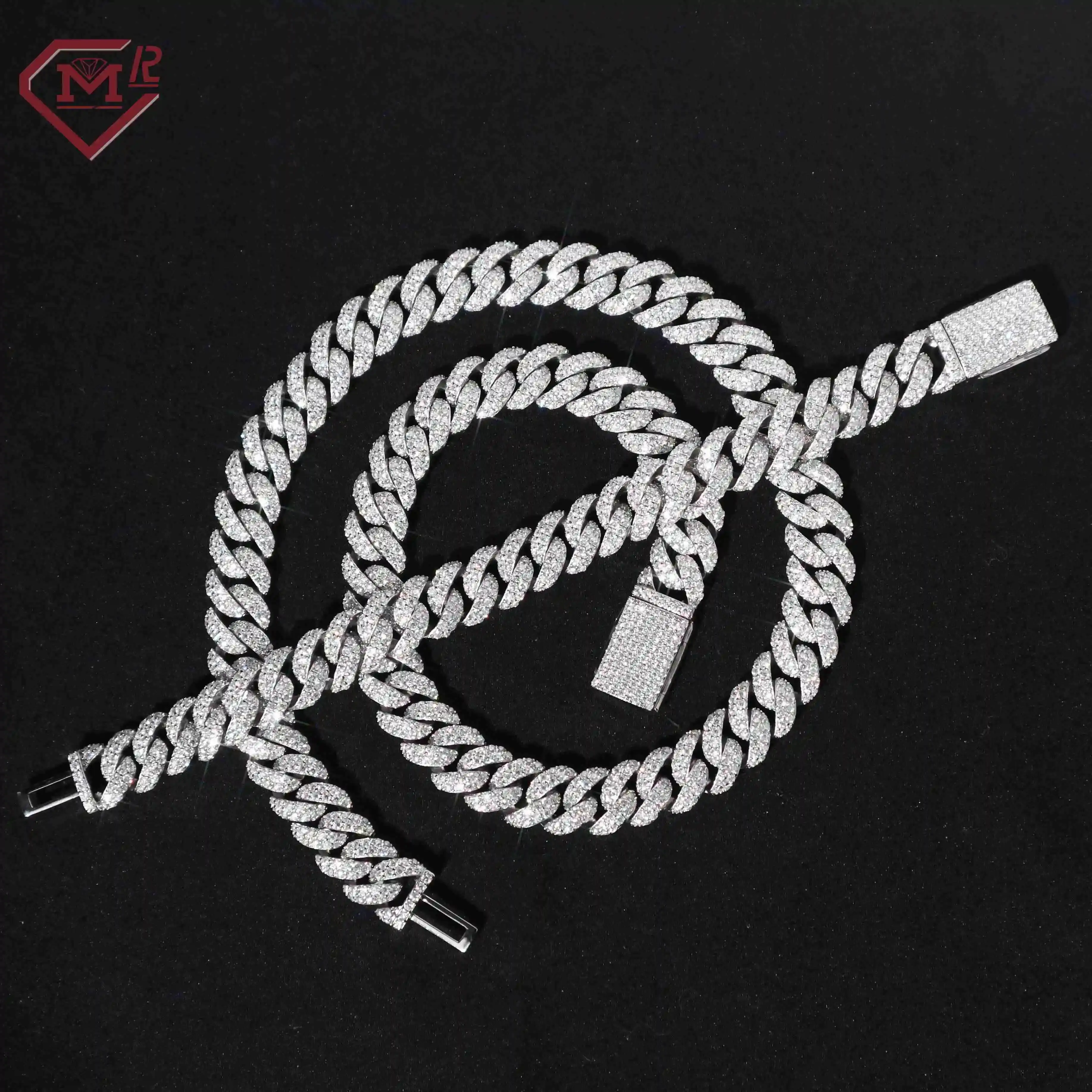 Ожерелье с муассанитом Майами 14 мм, браслет, ювелирные изделия, серебро 925 пробы, тест на бриллиант, кубинская цепочка из муассанита
Ожерелье с муассанитом Майами 14 мм, браслет, ювелирные изделия, серебро 925 пробы, тест на бриллиант, кубинская цепочка из муассанита